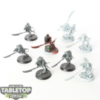 Nighthaunt - 8 x Glaivewraith Stalkers - teilweise bemalt