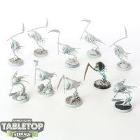 Nighthaunt - 10 x Grimghast Reapers - teilweise bemalt