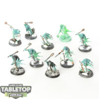 Nighthaunt - 10 x Chainrasp Hordes - teilweise bemalt