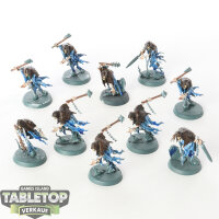 Nighthaunt - 10 x Chainrasp Hordes - teilweise bemalt