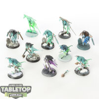 Nighthaunt - 10 x Chainrasp Hordes - teilweise bemalt