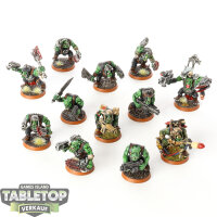 Orks - 10 x Ork Boyz - bemalt