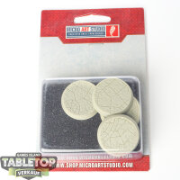 Bases - 4x Mosaic Bases, Round 32mm - Originalverpackt / Neu