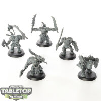 Orks - 5 x Ork Nobz - unbemalt