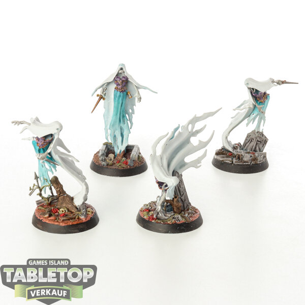 Nighthaunt - 4 Myrmourn Banshees - bemalt