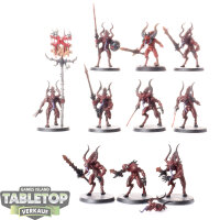 Blades of Khorne - 10x Daemons Of Khorne Bloodletters -...