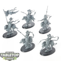 Lumineth Realm Lords - 5x Vanari Dawnriders - unbemalt