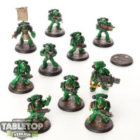 Space Marines - 10 x Tactical Squad - bemalt