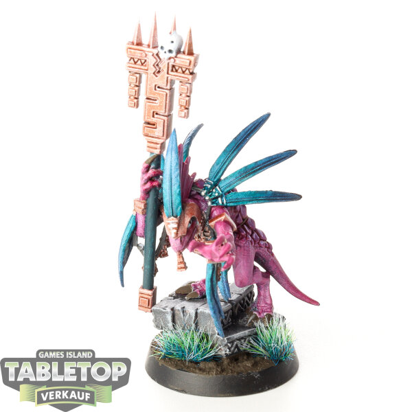 Seraphon - Skink Starpriest - gut bemalt