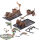 Orc & Goblin Tribes - 2x Orc Boar Chariots - teilweise bemalt