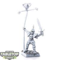 Vampire Counts - Skeleton Standard Bearer - grundiert