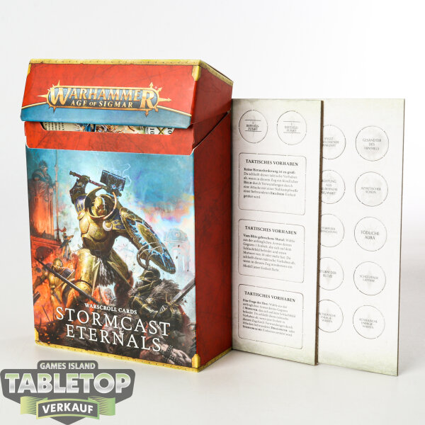 Stormcast Eternals - Warscroll Cards & Tokens 3rd Edition - deutsch