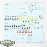 Space Marines - 1x Transfers Sheet - Sonstiges