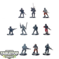 Astra Militarum - 10 x Cadian Shock Troops klassisch -...