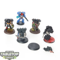 Deathwatch - 5 x Vanguard Veteran Squad - bemalt