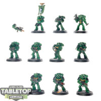 Salamanders - 10 x Tactical Squad - bemalt