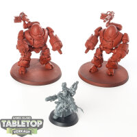 Adeptus Mechanicus - 2 x Kastelan Robots - teilweise bemalt