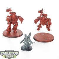 Adeptus Mechanicus - 2 x Kastelan Robots - teilweise bemalt