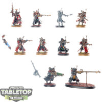 Adeptus Mechanicus - 10 x Skitarii  - teilweise bemalt