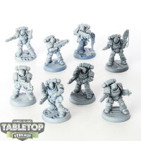 Deathwatch - 8x Intercessors - teilweise bemalt