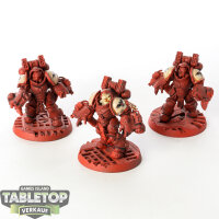 Space Marines - 3x Primaris Aggressors - teilweise bemalt