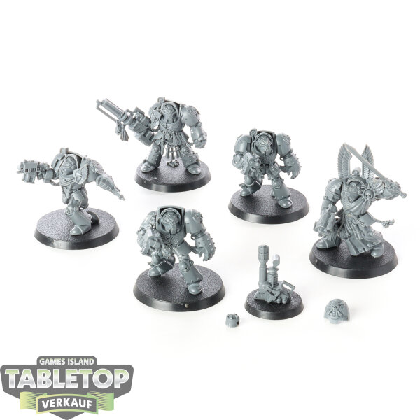 Dark Angels - 5x Deathwing Terminator klassisch - unbemalt