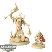 Orruk Warclans - 2 Killaboss & Stab-Grot - grundiert