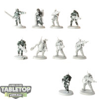 Astra Militarum - 10x Kill Team: Kasrkin - grundiert