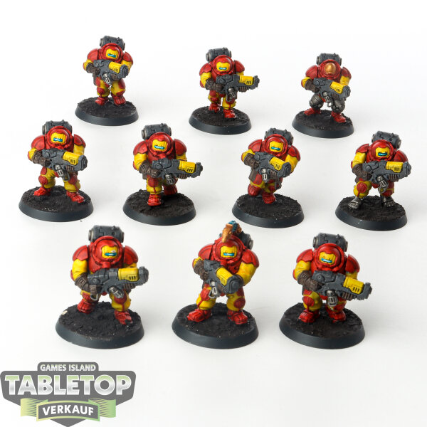 Leagues of Votann - 10 Hearthkyn Warriors - bemalt