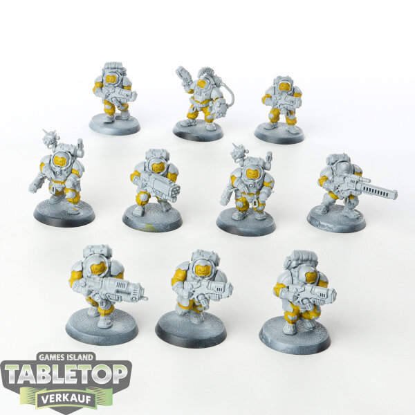 Leagues of Votann - 10 Hearthkyn Warriors - teilweise bemalt