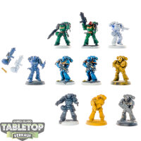 Space Marines - 10x Intercessors - teilweise bemalt