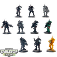 Space Marines - 10x Primaris Infiltrators - teilweise bemalt