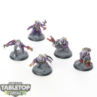 Genestealer Cults - 5 x Hybrid Metamorphs - bemalt