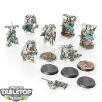 Death Guard - 7x Plague Marines - teilweise bemalt
