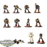 Space Marines - 10x Legion of the Damned - teilweise bemalt