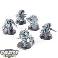 Death Guard - 5x Blightlord Terminators - unbemalt