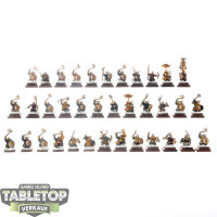 Dwarfen Mountain Holds - 36 x Dwarf Warriors - bemalt