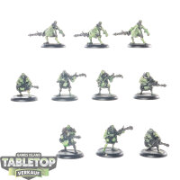 Cryx - 10 x Bile Thralls - bemalt