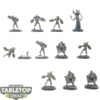 Cryx - 11 x Mechanithralls - bemalt