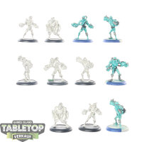 Cryx - 11 x Mechanithralls - teilweise bemalt