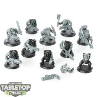 Orks - 10 Boyz - teilweise bemalt