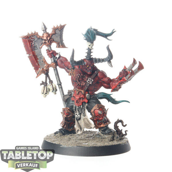 Blades of Khorne - Exalted Deathbringer with Ruinous Axe - bemalt