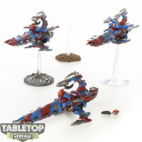 Drukhari - 3x Reavers - klassisch - bemalt