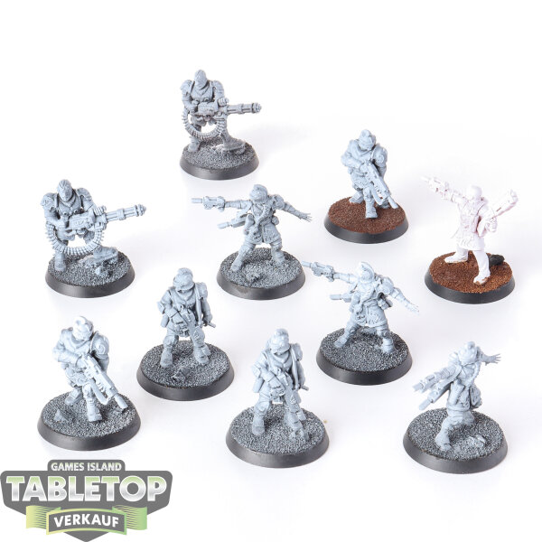 Inquisition - Rogue Trader Entourage and Voidsmen-at-Arms - grundiert