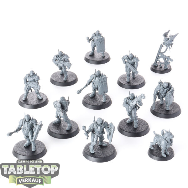 Kill Team - 10x Adeptus Arbites Exaction Squad - unbemalt