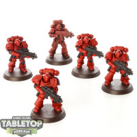 Blood Angels - 5x Intercessors - teilweise bemalt