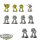 Space Marines - 10x Tactical Squad klassisch  - teilweise bemalt