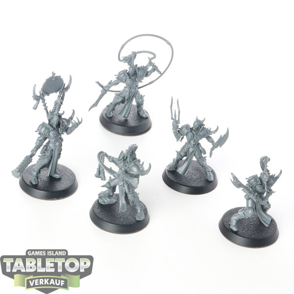 Hedonites of Slaanesh - 5x Symbaresh Twinsouls - unbemalt