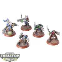 Orks - 5x Ork Boyz - bemalt