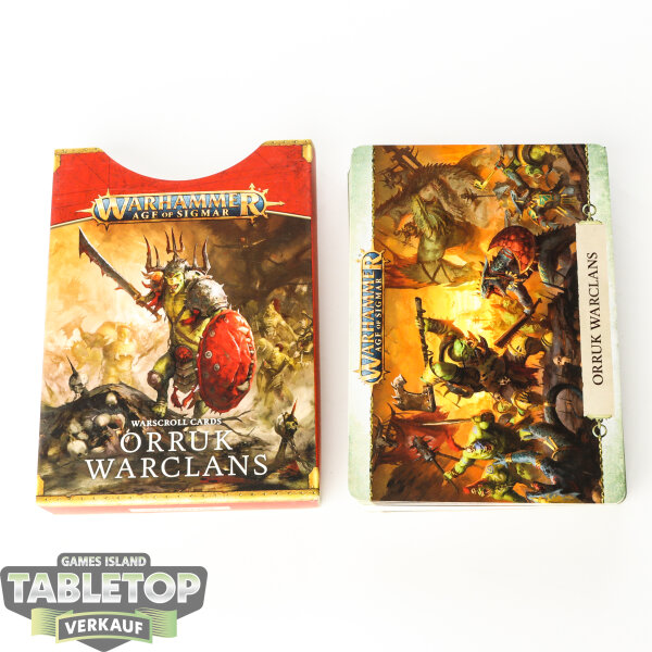 Orruk Warclans - Warscroll Cards 3rd Edition - englisch